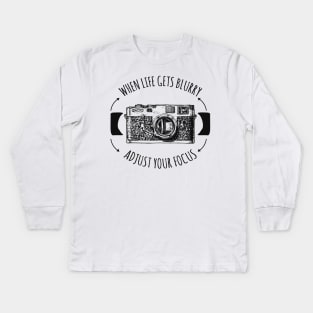 Photographer Gift Idea Kids Long Sleeve T-Shirt